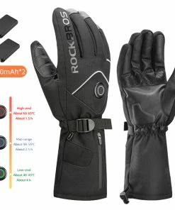 ROCKBROS S278 Heating Gloves For Cycling, Touchscreen Motorcycle Bicycle Breathable Waterproof Gloves - M -rockbros-shop ROCKBROS S278 Heating Gloves for Cycling M 518534 1