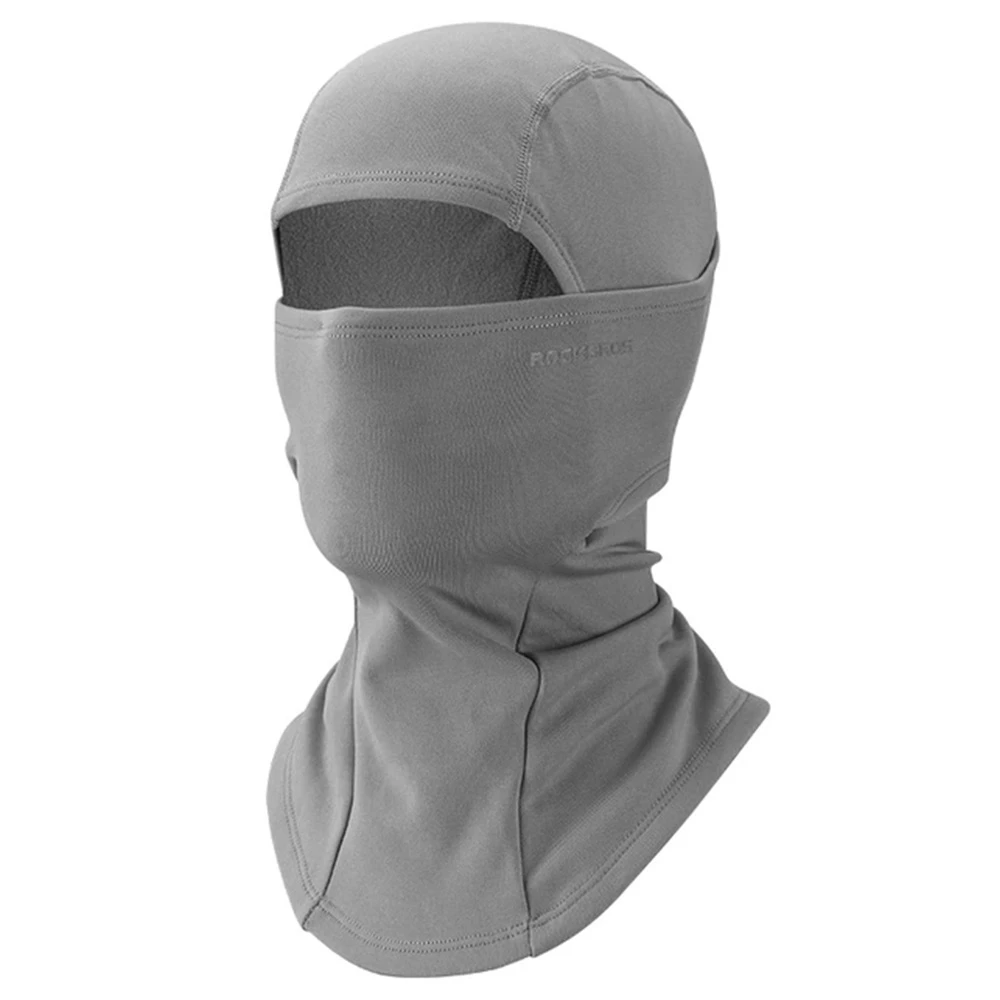 ROCKBROS Snowboard Face Mask Windproof Warm Outdoor Thermal Fleece Ski Mask Breathable Unisex For Camping, Skiing - Light Grey 3 ROCKBROS Snowboard Face Mask Windproof Warm Outdoor Thermal Fleece Ski Mask Breathable Unisex For Camping, Skiing - Light Grey