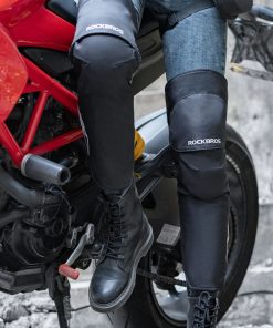 ROCKBROS Winter Motorcycle Knee Pad Anti-collision Motor Biker Kneepad Windproof Thermal Moto Cross Riding Protection -rockbros-shop ROCKBROS Winter Motorcycle Knee Pads Anti collision Motor Biker 518169 3
