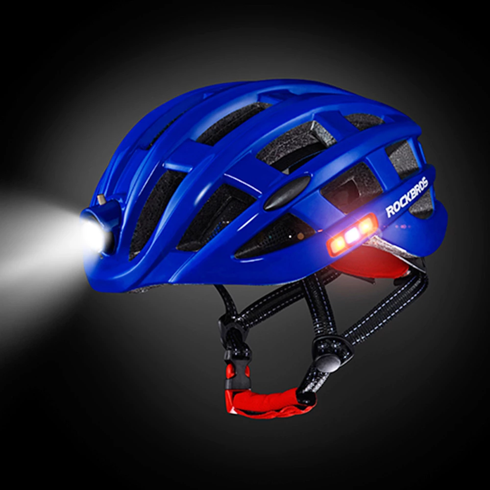 ROCKBROS ZN1001 Light Cycling Helmet Bike Ultralight Helmet Integrally-molded Mountain Road Helmet Unisex 57-62cm - Blue 4 ROCKBROS ZN1001 Light Cycling Helmet Bike Ultralight Helmet Integrally-molded Mountain Road Helmet Unisex 57-62cm - Blue - Image 2