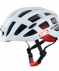 ROCKBROS ZN1001 Light Cycling Helmet Bike Ultralight Helmet Integrally-molded Mountain Road Helmet Unisex 57-62cm - White