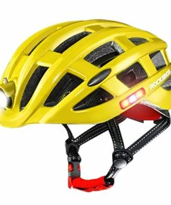 ROCKBROS ZN1001 Light Cycling Helmet Bike Ultralight Helmet Integrally-molded Mountain Road Helmet Unisex 57-62cm - Yellow