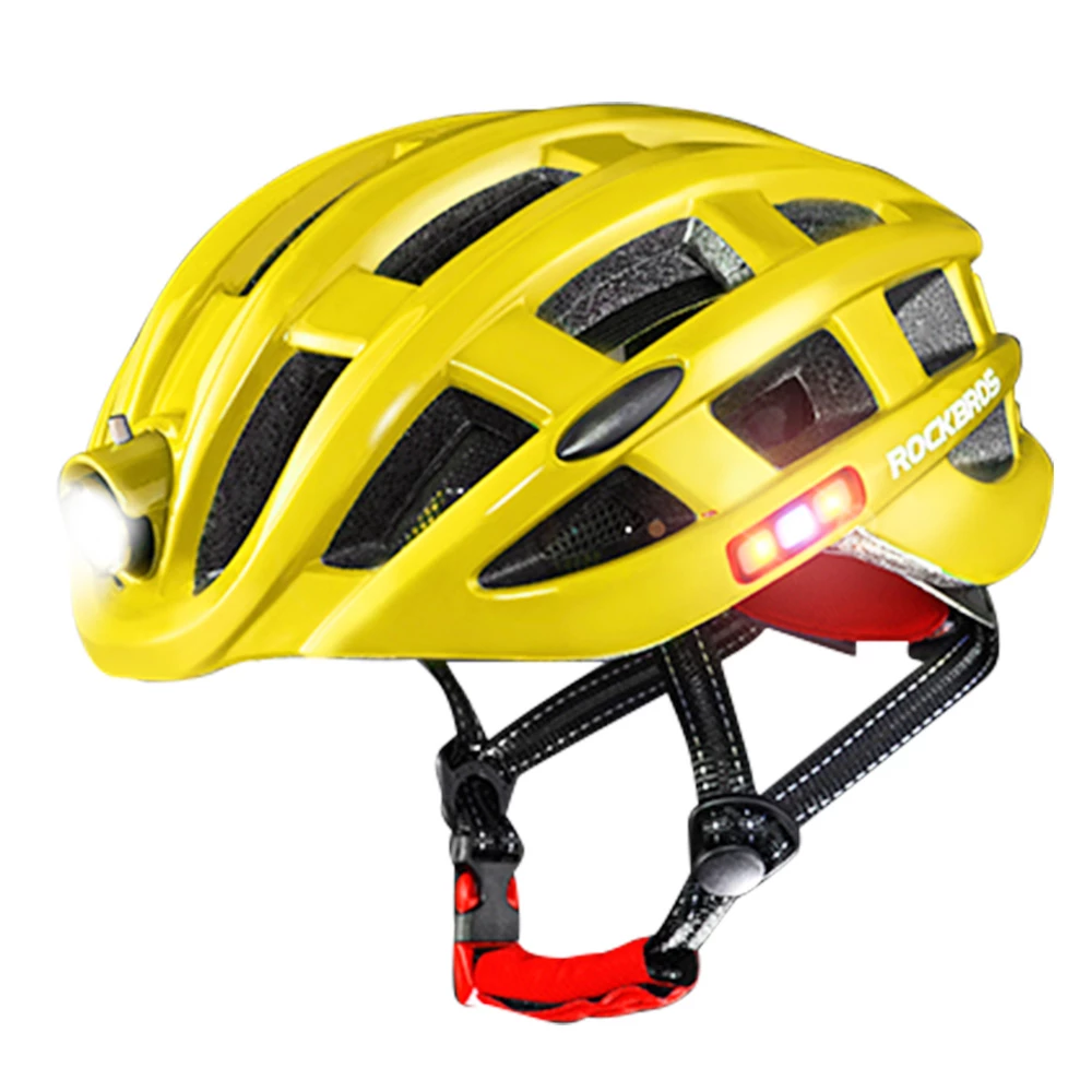 ROCKBROS ZN1001 Light Cycling Helmet Bike Ultralight Helmet Integrally-molded Mountain Road Helmet Unisex 57-62cm - Yellow 3 ROCKBROS ZN1001 Light Cycling Helmet Bike Ultralight Helmet Integrally-molded Mountain Road Helmet Unisex 57-62cm - Yellow