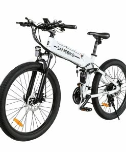 SAMEBIKE LO26-II Foldable Mountain Electric Bike 750W Motor 48V 10Ah Battery 60-80 Km Range 35km/h Max Speed - White 8 SAMEBIKE LO26-II Foldable Mountain Electric Bike 750W Motor 48V 10Ah Battery 60-80 Km Range 35km/h Max Speed - White -rockbros-shop SAMEBIKE LO26 II Foldable Mountain Electric Bike White 516985 2