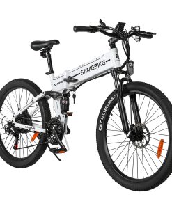 SAMEBIKE LO26-II Foldable Mountain Electric Bike 750W Motor 48V 10Ah Battery 60-80 Km Range 35km/h Max Speed - White 5 SAMEBIKE LO26-II Foldable Mountain Electric Bike 750W Motor 48V 10Ah Battery 60-80 Km Range 35km/h Max Speed - White -rockbros-shop SAMEBIKE LO26 II Foldable Mountain Electric Bike White 516985 3