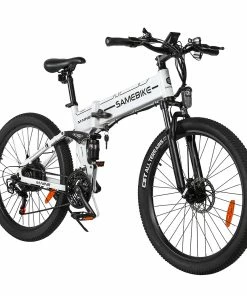 SAMEBIKE LO26-II Foldable Mountain Electric Bike 750W Motor 48V 10Ah Battery 60-80 Km Range 35km/h Max Speed - White 9 SAMEBIKE LO26-II Foldable Mountain Electric Bike 750W Motor 48V 10Ah Battery 60-80 Km Range 35km/h Max Speed - White -rockbros-shop SAMEBIKE LO26 II Foldable Mountain Electric Bike White 516985 3
