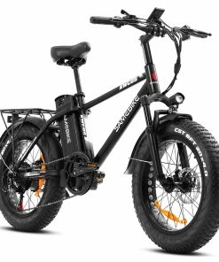 SAMEBIKE XWC05 Electric Mountain Bike 20*4.0 Inch Fat Tire 750W Brushless Geared Motor 35Km/h Max Speed 48V 13Ah Battery 80KM Range Shimano 7-Speed Double Disc Brake - Silver 9 SAMEBIKE XWC05 Electric Mountain Bike 20*4.0 Inch Fat Tire 750W Brushless Geared Motor 35Km/h Max Speed 48V 13Ah Battery 80KM Range Shimano 7-Speed Double Disc Brake - Silver -rockbros-shop SAMEBIKE XWC05 Electric Mountain Bike 20 Tire Silver 514573 1