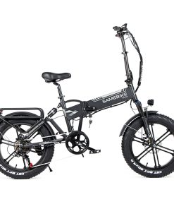 SAMEBIKE XWLX09 20 Inches Fat Tire Electric Bike 500W Motor 25-35km/h Max Speed 80-90km Max Mileage - Black -rockbros-shop SAMEBIKE XWLX09 Electric Bike 500046 3