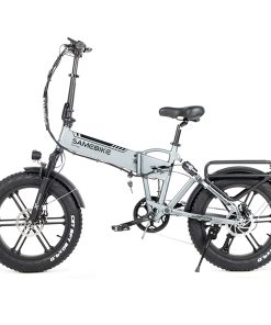 SAMEBIKE XWLX09 20 Inches Fat Tire EBike 500W All Terrain EBike 25-35km/h Max Speed 80-90km Max Mileage - Silver -rockbros-shop SAMEBIKE XWLX09 Electric Bike 500047 2