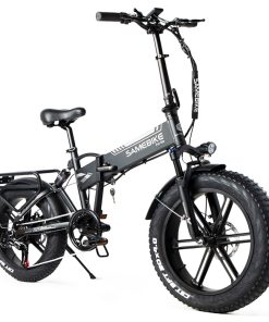SAMEBIKE XWLX09 20 Inches Fat Tire Electric Bike 500W Motor 25-35km/h Max Speed 80-90km Max Mileage Black