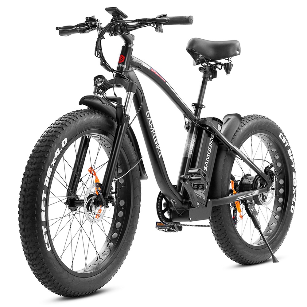 SAMEBIKE YY26 Electric Mountain Bike 26*4.0 Inch Fat Tire 750W Brushless Geared Motor 35Km/h Max Speed 48V 15Ah Battery Shimano 7-Speed 150KG Payload 120KM Range Double Disc Brake SAMEBIKE YY26 Electric Mountain Bike 26*4.0 Inch Fat Tire 750W Brushless Geared Motor 35Km/h Max Speed 48V 15Ah Battery Shimano 7-Speed 150KG Payload 120KM Range Double Disc Brake -rockbros-shop SAMEBIKE YY26 Electric Mountain Bike 26 Tire 750W Brushless Motor 514571 2