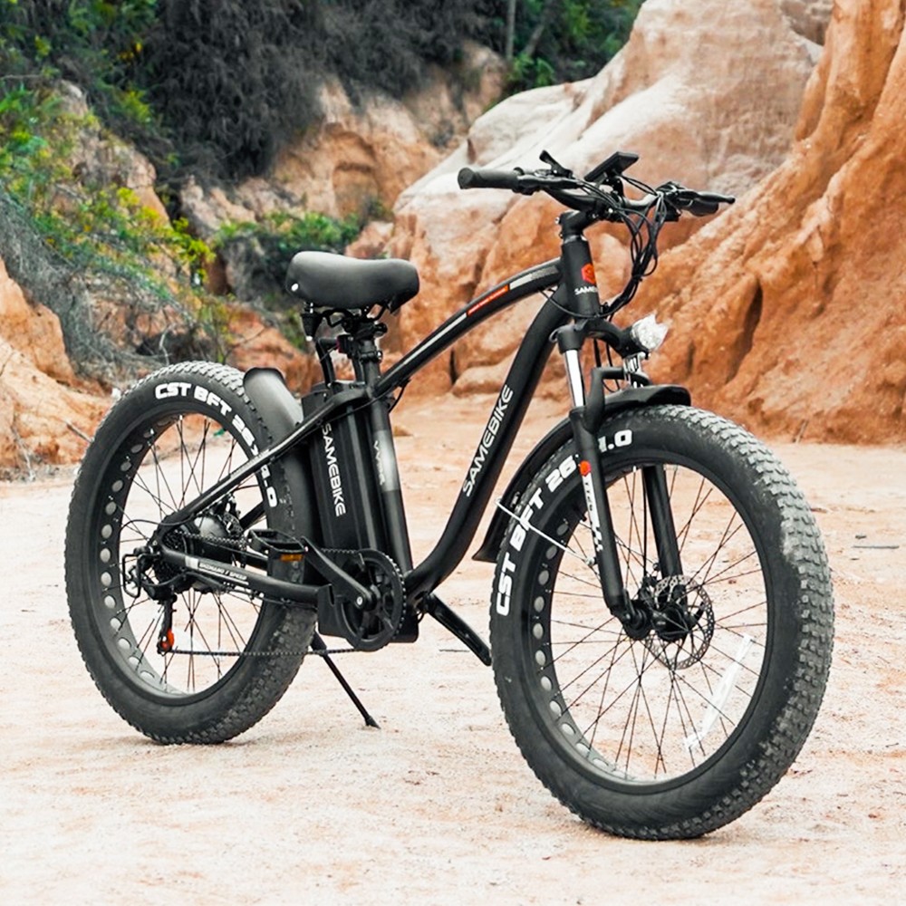 SAMEBIKE YY26 Electric Mountain Bike 26*4.0 Inch Fat Tire 750W Brushless Geared Motor 35Km/h Max Speed 48V 15Ah Battery Shimano 7-Speed 150KG Payload 120KM Range Double Disc Brake SAMEBIKE YY26 Electric Mountain Bike 26*4.0 Inch Fat Tire 750W Brushless Geared Motor 35Km/h Max Speed 48V 15Ah Battery Shimano 7-Speed 150KG Payload 120KM Range Double Disc Brake -rockbros-shop SAMEBIKE YY26 Electric Mountain Bike 26 Tire 750W Brushless Motor 514571 3
