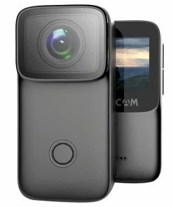 SJCAM C200 Sports & Action Camera, 4K/24FPS, Waterproof 5M, 6-Axis Gyro Stabilizer, Remote Control - Black -rockbros-shop SJCAM C200 Sports Action Camera 4K 24FPS Black 501168 2