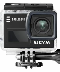 SJCAM SJ6 Legend Sports & Action Camera 4K/24FPS Waterproof, WiFi Remote Control 2.0'' LCD Touch Screen - Black