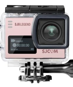 SJCAM SJ6 Legend Sports & Action Camera 4K/24FPS Waterproof, WiFi Remote Control 2.0'' LCD Touch Screen - Pink