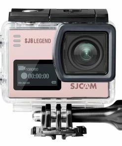 SJCAM SJ6 Legend Sports & Action Camera 4K/24FPS Waterproof, WiFi Remote Control 2.0'' LCD Touch Screen - Pink