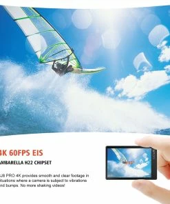 SJCAM SJ8Pro Sports & Action Camera 4K/60FPS Waterproof, WiFi Remote Control Sports DV FPV Camera - White -rockbros-shop SJCAM SJ8Pro Sports Action Camera 4K 60FPS Waterproof White 501149 4