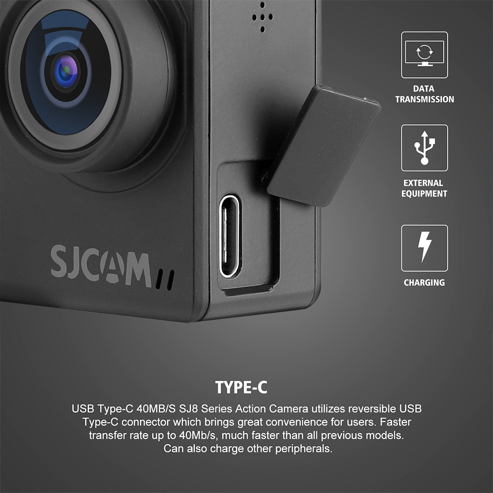 SJCAM SJ8Pro Sports & Action Camera 4K/60FPS Waterproof, WiFi Remote Control Sports DV FPV Camera - White SJCAM SJ8Pro Sports & Action Camera 4K/60FPS Waterproof, WiFi Remote Control Sports DV FPV Camera - White -rockbros-shop SJCAM SJ8Pro Sports Action Camera 4K 60FPS Waterproof White 501149 5