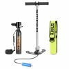 SMACO S300-B3 0.5L Mini Scuba Diving Tank 5-7 Minutes Using Time With Hand Pump - Black -rockbros-shop SMACO S300 0 5L Mini Scuba Diving Tank with Hand Pump Black 500448 1