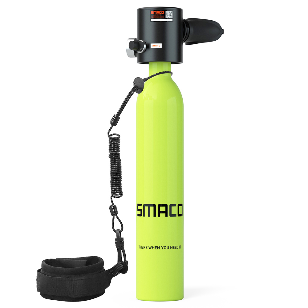SMACO S300-B3 0.5L Mini Scuba Diving Tank 5-7 Minutes Using Time with Hand Pump - Green SMACO S300-B3 0.5L Mini Scuba Diving Tank 5-7 Minutes Using Time With Hand Pump - Green -rockbros-shop SMACO S300 0 5L Mini Scuba Diving Tank with Hand Pump Green 500447 0