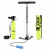 SMACO S300-B3 0.5L Mini Scuba Diving Tank 5-7 Minutes Using Time With Hand Pump - Green -rockbros-shop SMACO S300 0 5L Mini Scuba Diving Tank with Hand Pump Green 500447 1