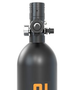 SMACO S400 Plus 1L Mini Scuba Diving Tank For 15-20 Minutes Using Time Lightweight And Portable Diving Set - Black -rockbros-shop SMACO S400 Plus 1L Mini Scuba Diving Tank for 15 20 Minutes Black 500453 2