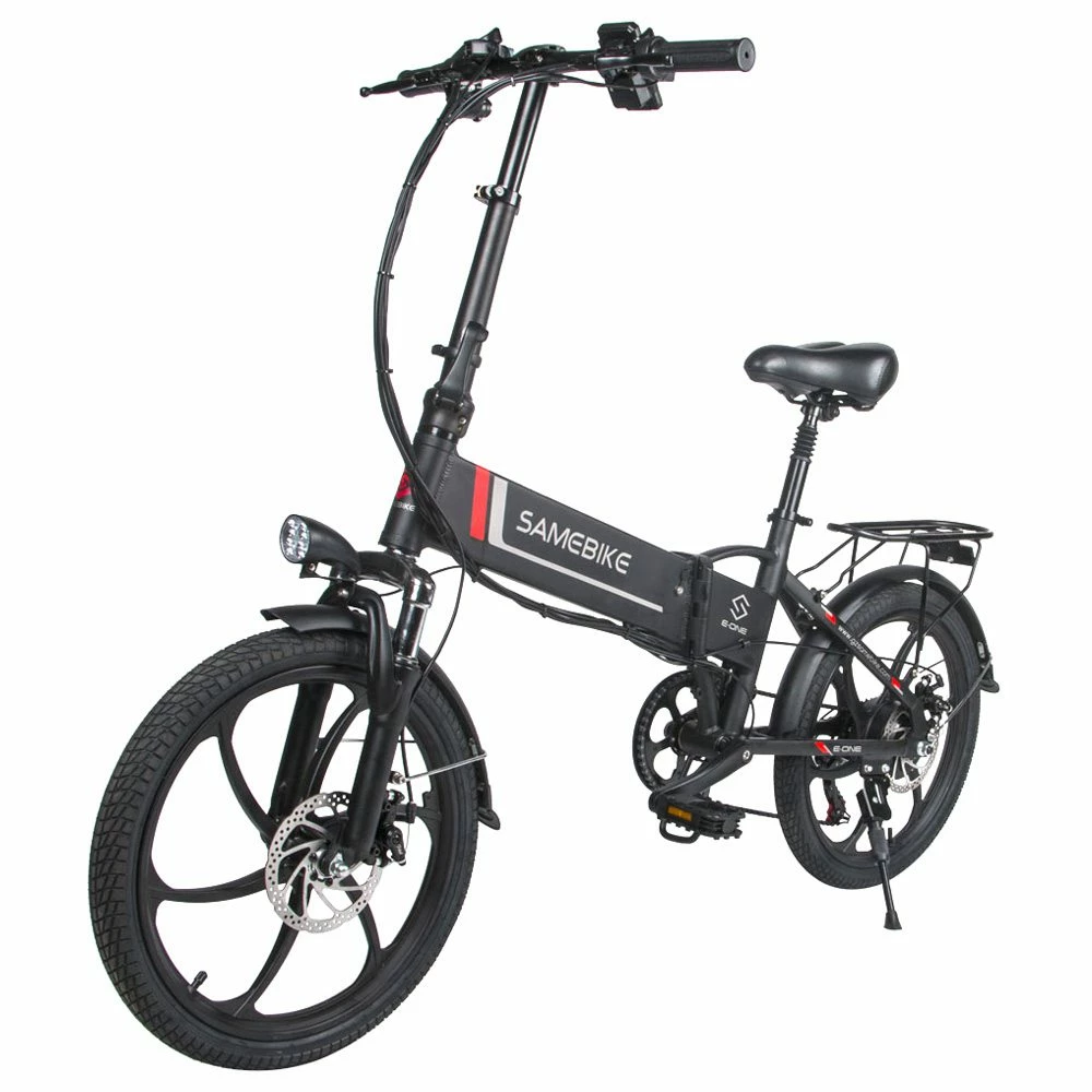 Samebike 20LVXD30 Portable Folding Smart Electric Moped Bike 350W Motor 35km/h Max Speed 20 Inch Tire - Black 3 Samebike 20LVXD30 Portable Folding Smart Electric Moped Bike 350W Motor 35km/h Max Speed 20 Inch Tire - Black