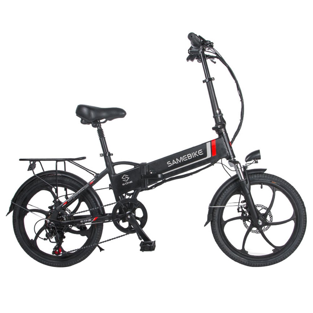 Samebike 20LVXD30 Portable Folding Smart Electric Moped Bike 350W Motor 35km/h Max Speed 20 Inch Tire - Black Samebike 20LVXD30 Portable Folding Smart Electric Moped Bike 350W Motor 35km/h Max Speed 20 Inch Tire - Black -rockbros-shop Samebike 20LVXD30 Folding Electric Moped Bike Black 519001 2