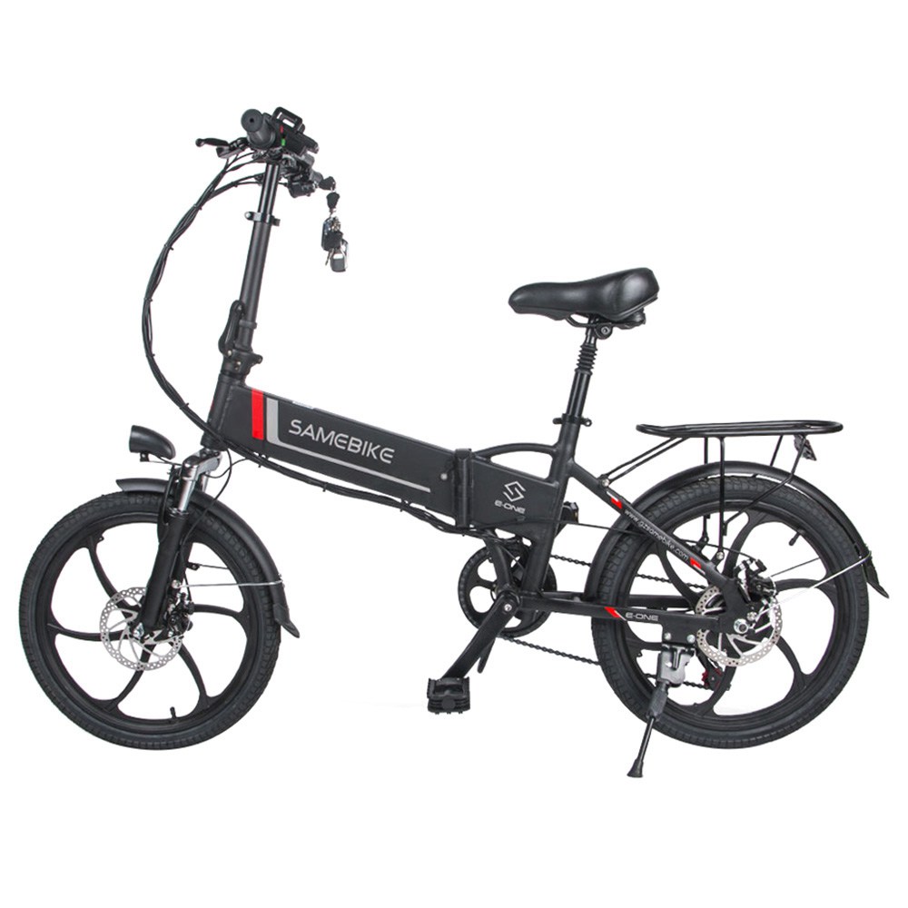 Samebike 20LVXD30 Portable Folding Smart Electric Moped Bike 350W Motor 35km/h Max Speed 20 Inch Tire - Black Samebike 20LVXD30 Portable Folding Smart Electric Moped Bike 350W Motor 35km/h Max Speed 20 Inch Tire - Black -rockbros-shop Samebike 20LVXD30 Folding Electric Moped Bike Black 519001 3