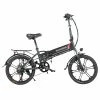 SAMEBIKE 20LVXD30-II Folding Electric Moped Bike 20'' Tire 48V 350W Motor 10Ah Battery 30km/h Max Speed - Black 2 SAMEBIKE 20LVXD30-II Folding Electric Moped Bike 20'' Tire 48V 350W Motor 10Ah Battery 30km/h Max Speed - Black -rockbros-shop Samebike 20LVXD30 II Folding Electric Moped Bike black 504832 0