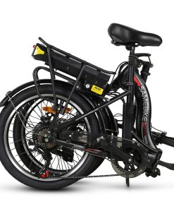 Samebike JG20 Smart Folding Electric Moped Bike 350W Motor 10Ah Battery 32km/h Max Speed 20 Inch Tire - Black -rockbros-shop Samebike JG20 Smart Folding Electric Bike 350W Motor Black 519002 4