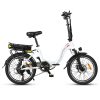 Samebike JG20 Smart Folding Electric Moped Bike 350W Motor 10Ah Battery 32km/h Max Speed 20 Inch Tire - White 1 Samebike JG20 Smart Folding Electric Moped Bike 350W Motor 10Ah Battery 32km/h Max Speed 20 Inch Tire - White -rockbros-shop Samebike JG20 Smart Folding Electric Bike 350W Motor White 516276 0