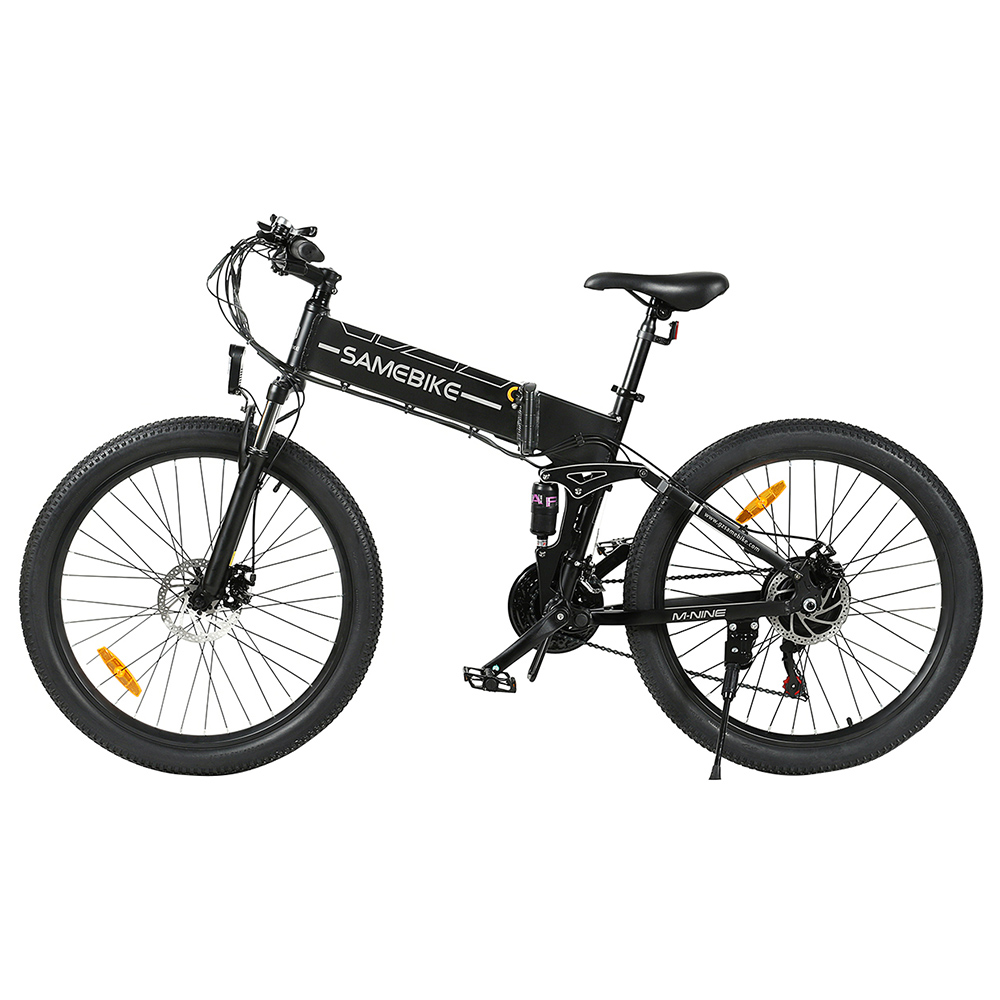 Samebike LO26-II Foldable Mountain Electric Bike 750W Motor 48V 10Ah Battery 60-80 km Range 35km/h Max Speed - Black Samebike LO26-II Foldable Mountain Electric Bike 750W Motor 48V 10Ah Battery 60-80 Km Range 35km/h Max Speed - Black -rockbros-shop Samebike LO26 II Foldable Mountain Electric Bike Black 519005 1