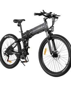 Samebike LO26-II Foldable Mountain Electric Bike 750W Motor 48V 10Ah Battery 60-80 Km Range 35km/h Max Speed - Black 4 Samebike LO26-II Foldable Mountain Electric Bike 750W Motor 48V 10Ah Battery 60-80 Km Range 35km/h Max Speed - Black -rockbros-shop Samebike LO26 II Foldable Mountain Electric Bike Black 519005 2