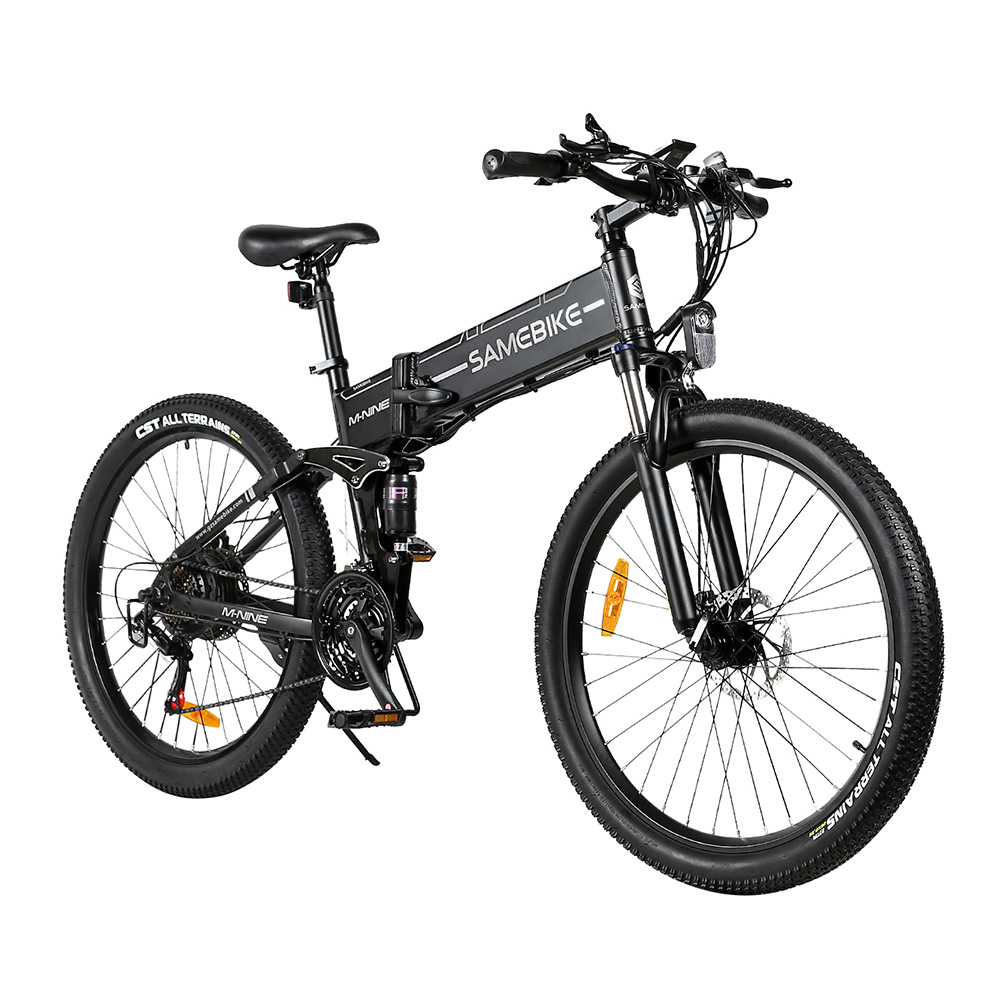 Samebike LO26-II Foldable Mountain Electric Bike 750W Motor 48V 10Ah Battery 60-80 km Range 35km/h Max Speed - Black Samebike LO26-II Foldable Mountain Electric Bike 750W Motor 48V 10Ah Battery 60-80 Km Range 35km/h Max Speed - Black -rockbros-shop Samebike LO26 II Foldable Mountain Electric Bike Black 519005 2