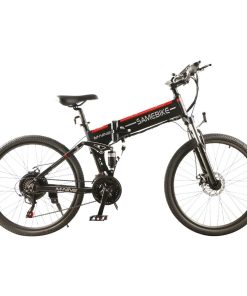 Samebike LO26 Smart Folding Electric Moped Bike 500W Motor 10Ah Battery Max Speed 30km/h 26 Inch Tire - Black -rockbros-shop Samebike LO26 Smart Folding Electric Moped Bike Black 509064 2