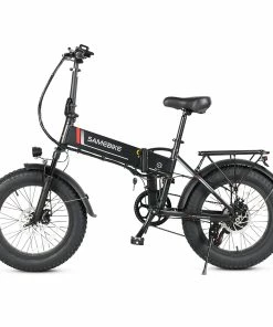 SAMEBIKE LOTDM200-FT Folding Electric Moped Bike 350W Motor 10Ah Battery Max 30km/h 20 Inch Tire - Black -rockbros-shop Samebike LOTDM200 FT Smart Folding Electric Moped Bike Black 494610 2