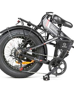 SAMEBIKE LOTDM200-FT Folding Electric Moped Bike 350W Motor 10Ah Battery Max 30km/h 20 Inch Tire - Black 6 SAMEBIKE LOTDM200-FT Folding Electric Moped Bike 350W Motor 10Ah Battery Max 30km/h 20 Inch Tire - Black -rockbros-shop Samebike LOTDM200 FT Smart Folding Electric Moped Bike Black 494610 4