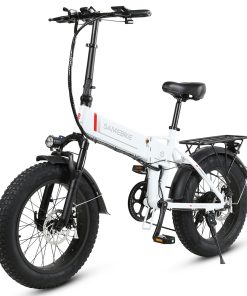 SAMEBIKE LOTDM200-FT Folding Electric Moped Bike 350W Motor 10Ah Battery Max 30km/h 20 Inch Tire - White 5 SAMEBIKE LOTDM200-FT Folding Electric Moped Bike 350W Motor 10Ah Battery Max 30km/h 20 Inch Tire - White -rockbros-shop Samebike LOTDM200 FT Smart Folding Electric Moped Bike White 494611 3