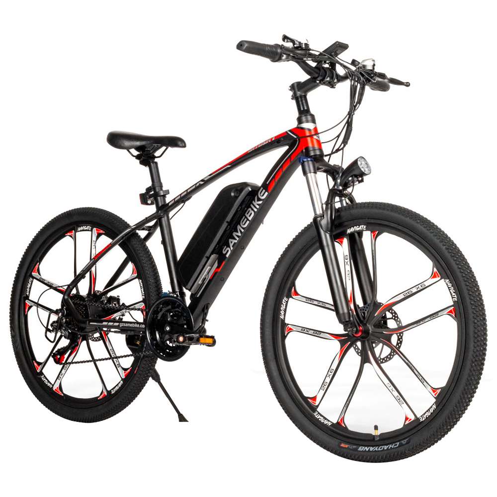 SAMEBIKE MY-SM26 8Ah 350W 48V 26inch Electric Bike 30km/h Top Speed 80km Mileage Range Max Load 150kg - Black SAMEBIKE MY-SM26 8Ah 350W 48V 26inch Electric Bike 30km/h Top Speed 80km Mileage Range Max Load 150kg - Black -rockbros-shop Samebike MY SM26 Moped Electric Bike 350W Motor Black 507594 1