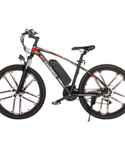 SAMEBIKE MY-SM26 8Ah 350W 48V 26inch Electric Bike 30km/h Top Speed 80km Mileage Range Max Load 150kg - Black 4 SAMEBIKE MY-SM26 8Ah 350W 48V 26inch Electric Bike 30km/h Top Speed 80km Mileage Range Max Load 150kg - Black -rockbros-shop Samebike MY SM26 Moped Electric Bike 350W Motor Black 507594 2