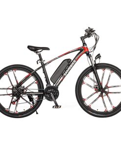 SAMEBIKE MY-SM26 8Ah 350W 48V 26inch Electric Bike 30km/h Top Speed 80km Mileage Range Max Load 150kg - Black 5 SAMEBIKE MY-SM26 8Ah 350W 48V 26inch Electric Bike 30km/h Top Speed 80km Mileage Range Max Load 150kg - Black -rockbros-shop Samebike MY SM26 Moped Electric Bike 350W Motor Black 507594 3