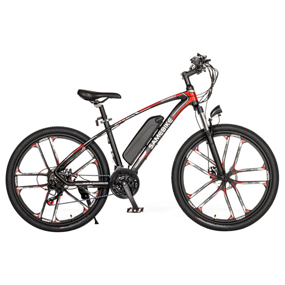 SAMEBIKE MY-SM26 8Ah 350W 48V 26inch Electric Bike 30km/h Top Speed 80km Mileage Range Max Load 150kg - Black SAMEBIKE MY-SM26 8Ah 350W 48V 26inch Electric Bike 30km/h Top Speed 80km Mileage Range Max Load 150kg - Black -rockbros-shop Samebike MY SM26 Moped Electric Bike 350W Motor Black 507594 3