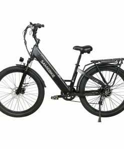 Samebike RS-A01 Electric Bike 750W Motor 70N.m 25-35km/h Max Speed 48V 14Ah Battery 26*3'' Tires With Rear Rack - Black -rockbros-shop Samebike RS A01 Electric Bike Black 519514 3