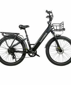 Samebike RS-A01 Electric Bike 750W Motor 70N.m 25-35km/h Max Speed 48V 14Ah Battery 26*3'' Tires With Rear Rack - Black -rockbros-shop Samebike RS A01 Electric Bike Black 519514 4