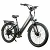 Samebike RS-A01 Electric Bike 750W Motor 70N.m 25-35km/h Max Speed 48V 14Ah Battery 26*3'' Tires With Rear Rack - Black -rockbros-shop Samebike RS A01 Electric Bike Black 519515 0