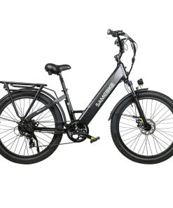 Samebike RS-A01 Electric Bike 750W Motor 70N.m 25-35km/h Max Speed 48V 14Ah Battery 26*3'' Tires With Rear Rack - Black 4 Samebike RS-A01 Electric Bike 750W Motor 70N.m 25-35km/h Max Speed 48V 14Ah Battery 26*3'' Tires With Rear Rack - Black -rockbros-shop Samebike RS A01 Electric Bike Black 519515 2