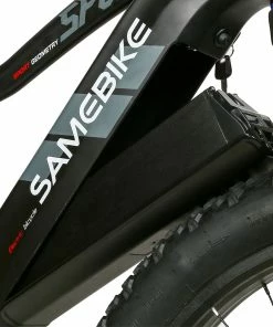 Samebike RS-A08 Electric Mountain Bike 26*4.0'' Fat Tires 17Ah Battery 750W Motor 35km/h Max Speed Shimano 7 Speed Gear -rockbros-shop Samebike RS A08 Electric Mountain Bike Black 519566 5