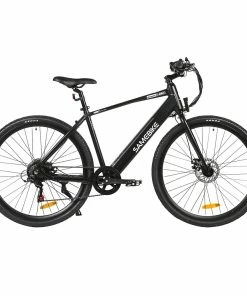 Samebike XWP10 Electric Bike 700*45C KENDA Tires 350W Motor 32Km/h Max Speed 36V 10.4Ah Battery For 40-80KM Range Dual Disc Brakes Shimano 7-Speed Gear App Control - Black