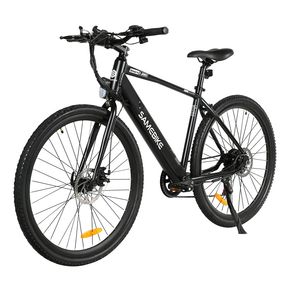 Samebike XWP10 Electric Bike 700*45C KENDA Tires 350W Motor 32Km/h Max Speed 36V 10.4Ah Battery for 40-80KM Range Dual Disc Brakes Shimano 7-Speed Gear App Control - Black Samebike XWP10 Electric Bike 700*45C KENDA Tires 350W Motor 32Km/h Max Speed 36V 10.4Ah Battery For 40-80KM Range Dual Disc Brakes Shimano 7-Speed Gear App Control - Black -rockbros-shop Samebike XWP10 Electric Bike Black 518889 3